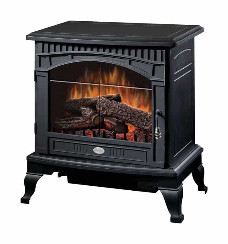 Dimplex 25 In W 400 Sq Ft Black Traditional Electric Stove