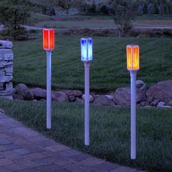 Alpine Multicolored Plastic/Resin 42 in. H Driveway Marker Set Outdoor Garden Stake