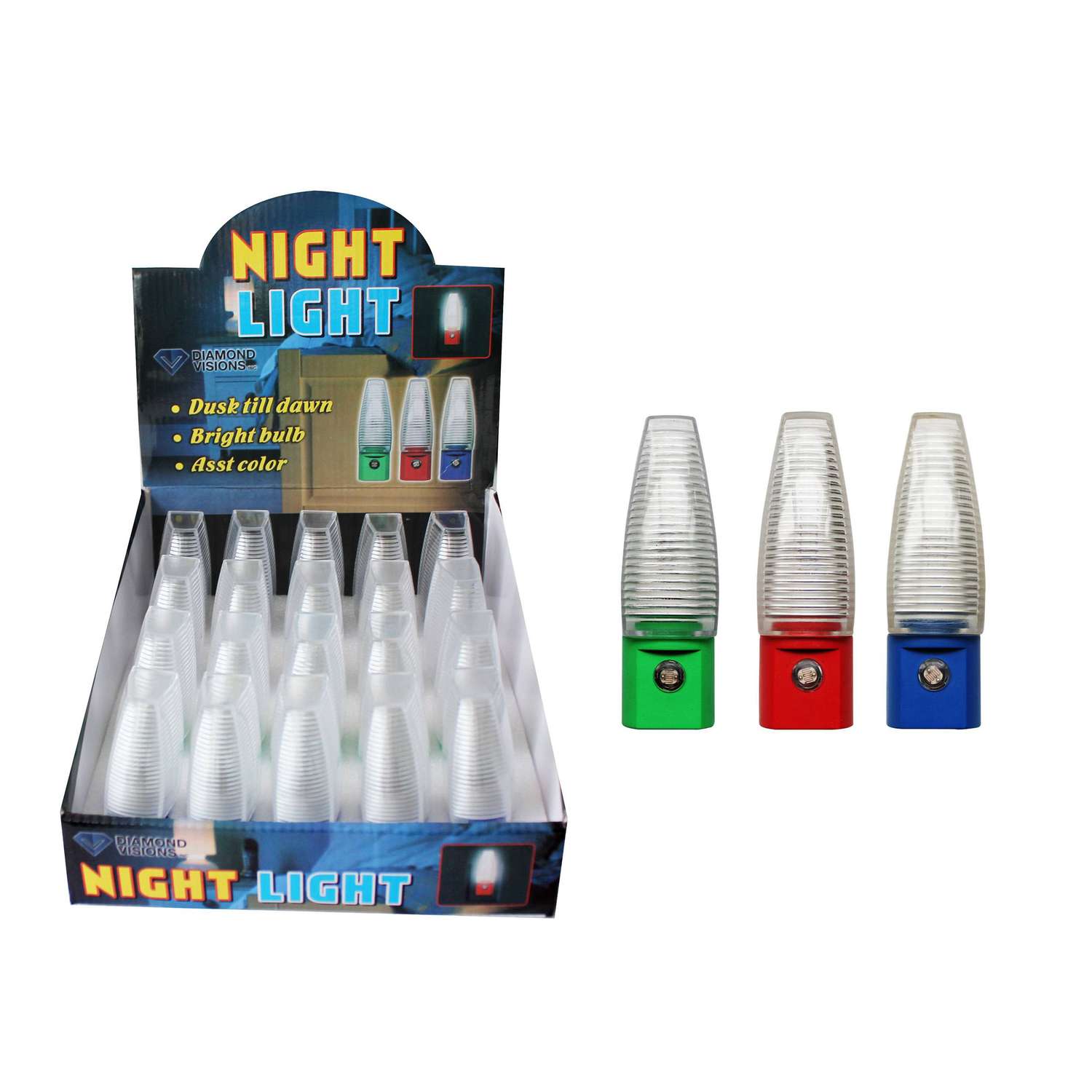 Diamond Visions Automatic Battery Powered LED Night Light Ace Hardware