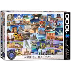 Eurographics World - Globetrotter Jigsaw Puzzle Multicolored 1000 pc