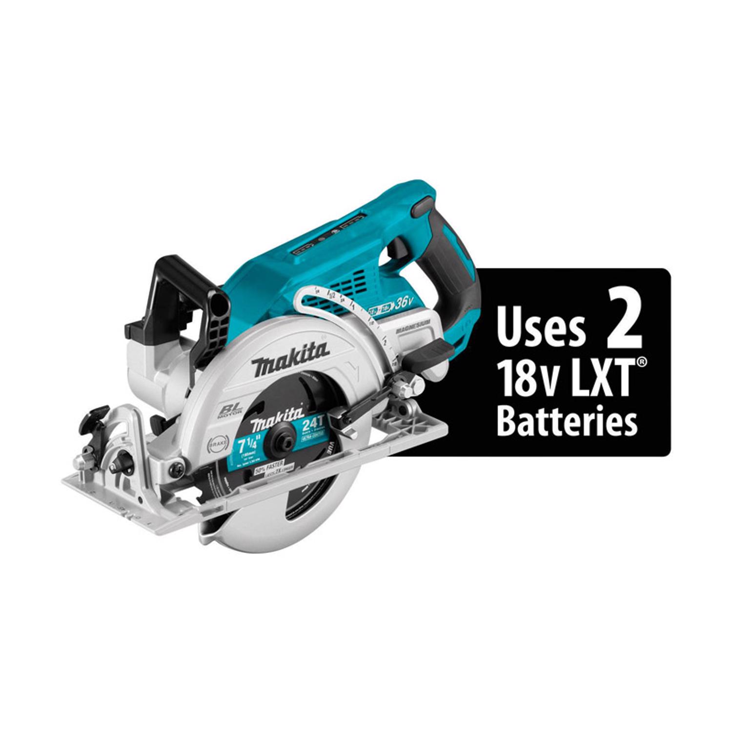 Photos - Power Saw Makita 18V 7-1/4 in. Cordless Brushless Circular Saw Tool Only XSR01Z 