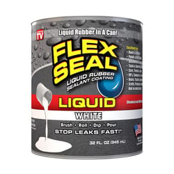 Flex Seal Family of Products Flex Seal White Liquid Rubber Sealant Coating 32 oz