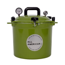 All American 1930 Cast Aluminum Pressure Canner 21.5 qt Green