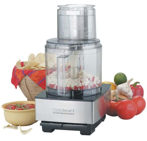 Cuisinart Food Processor 14 Cup Work Bowl Prep Electric Stainless Dfp-14bcny