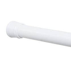 Zenna Home Shower Curtain Rod 40 in. L White