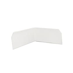 Spectra Pro Select 7 in. H X 1 in. W X 7 in. L White Aluminum K Gusher Guard