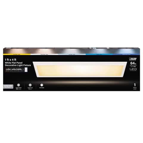 Feit EDGELIT 1 in. H X 13.3 in. W X 48.6 in. L Frost White LED