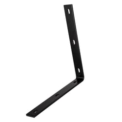 Hampton 12-1/4 in. H X 1-1/2 in. W X 1/4 in. D Black Steel Inside L Corner Brace