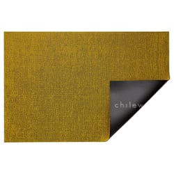 Chilewich 18 in. W X 28 in. L Yellow Solid Vinyl Door Mat