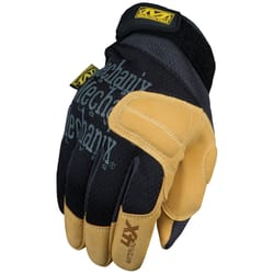 Mechanix Wear Men's Abrasion Gloves Black/Tan XL 1 pair