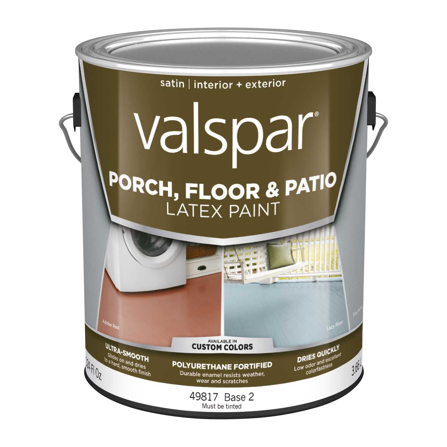 Valspar Satin Clear Base 2 Latex Porch & Patio Floor Paint 1 gal. Ace