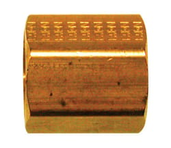 JMF Company 3/8 in. Flare 3/8 in. D Flare Yellow Brass Inverted Union