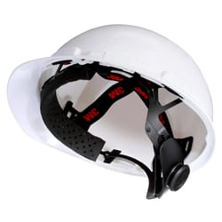 3M SecureFit 4-Point Ratchet Cap Style Hard Hat White