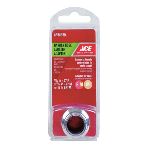Ace Brass Female/Male Garden Hose Aerator Adapter Ace Brass Female/Male Garden Hose Aerator Adapter