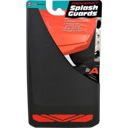 RoadSport Premier Fit Black A-Red Accent Splash Guard 2 pk