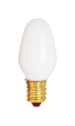 Satco 7 W C7 Nightlight Incandescent Bulb E12 (Candelabra) Soft White 2 pk