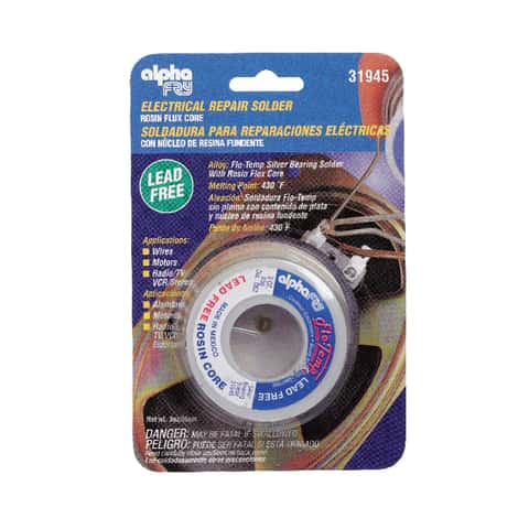 AIM Silversol Silver-Bearing Lead-Free Solder Wire, 0.125