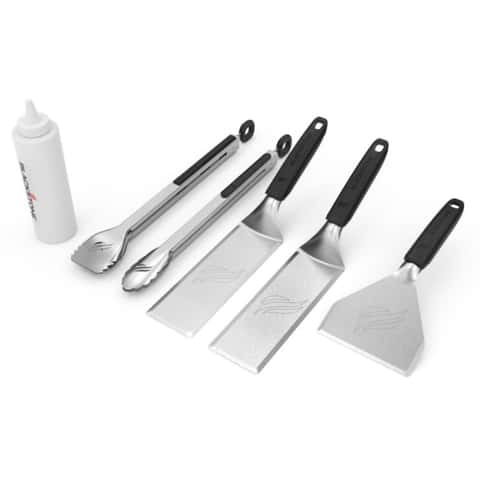 Blackstone Culinary 6-piece Stainless Steel Tool Set in the Grilling Tools  & Utensils department at