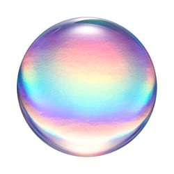 Popsockets Tres Chic Gloss Multicolored Rainbow Gloss Cell Phone Grip For All Smartphones