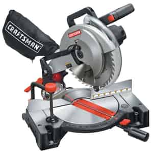 Craftsman  10 in. Corded  Compound Miter Saw with Laser  Kit 120 volt 15 amps 4,800 rpm 