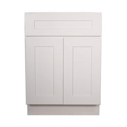 Design House Brookings 34.5 in. H X 18 in. W X 24 in. D White Base Cabinet