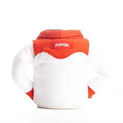 Puffin Drinkwear 12 oz Red/White Polyester Bottle Holder