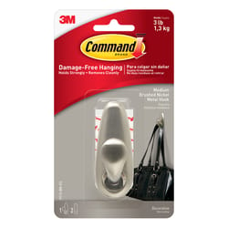 Command Wire Hooks, Medium, White, 3 lb (1.4 kg), 3 Hooks, 4