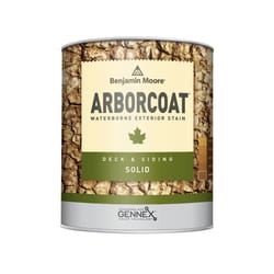 Benjamin Moore Arborcoat Solid Tintable Matte Base 3 Acrylic Latex Deck and Siding Stain 1 pt