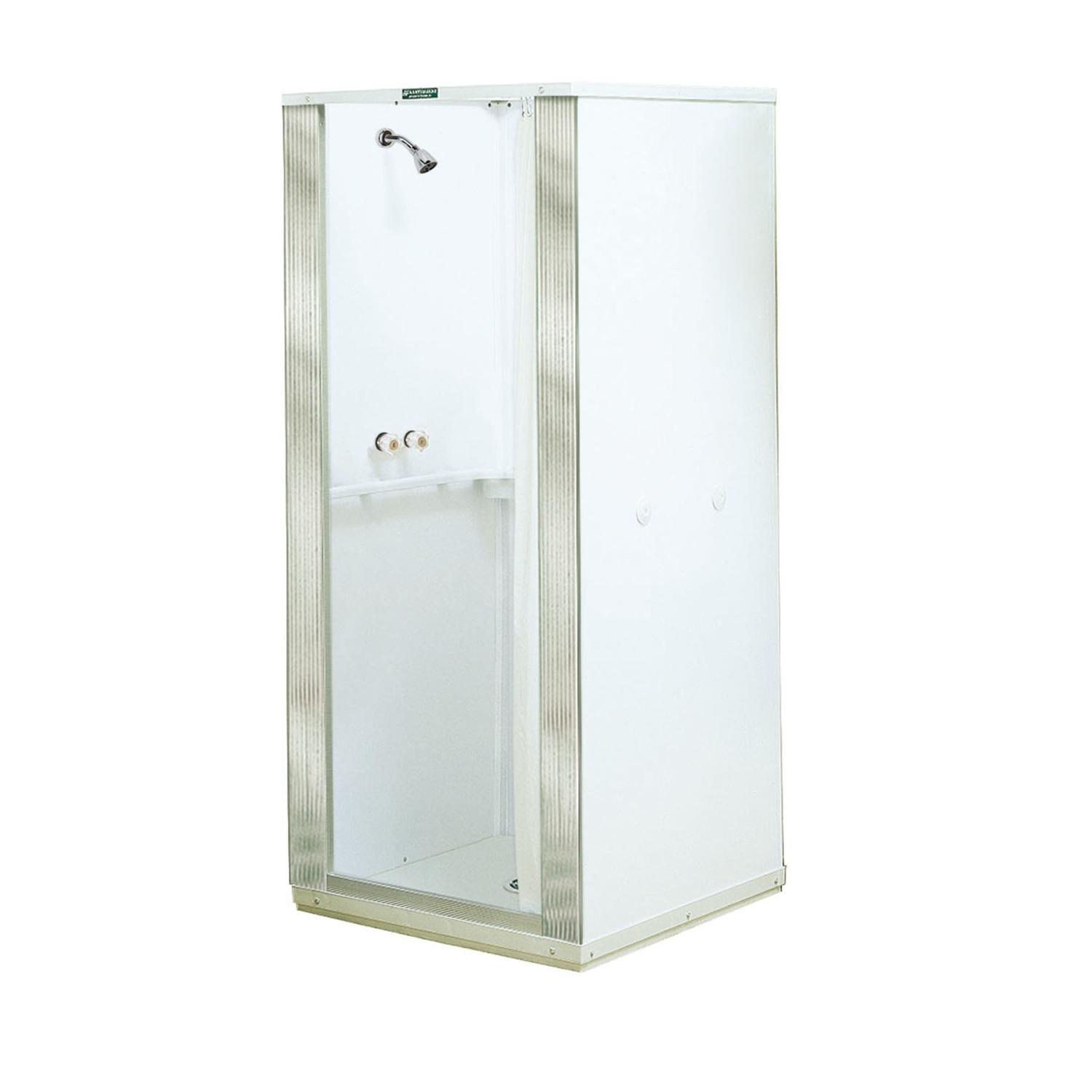 Mustee Durastall 75.38 In. H X 36 In. W X 36 In. L White Shower Stall ...