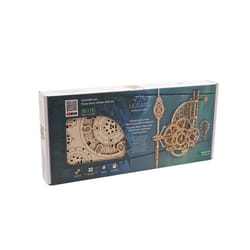 UGears Aero Clock Mechanical Model Kit Tan 320 pc