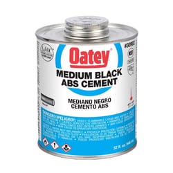 Oatey Black Cement For ABS 32 oz