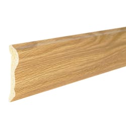 Inteplast Building Products 9/16 in. H X 2-13/16 in. W X 8 ft. L Prefinished Majestic Oak Polystyren