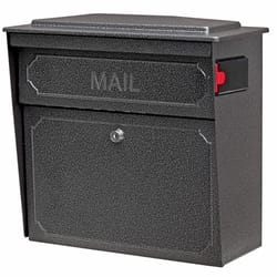 Mail Boss Townhouse Modern Galvanized Steel Wall Mount Galaxy Locking Mailbox