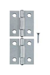 Ace 1-7/16 in. W X 1-1/2 in. L Zinc Plated Zinc Narrow Hinge 2 pk