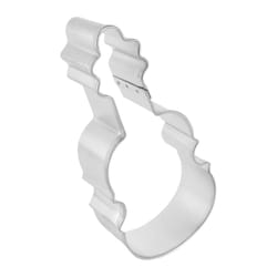 R&M International Corp 2 in. W X 5 in. L Violin Cookie Cutter Silver 1 pc