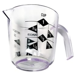 Chef Craft 1 cups Plastic Clear Measuring Cup
