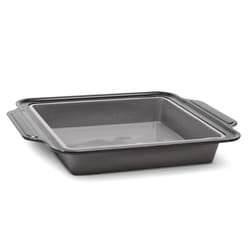 Core Home 10 in. W X 12 in. L Square Cake Pan Black 1 pc