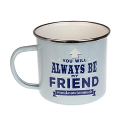 Top Guy Friend 14 oz Multicolored Steel Enamel Coated Mug 1 pk