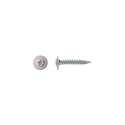 Big Timber No. 8 Sizes X 1 in. L Phillips White Fine Sharp Point Screws 193 pk