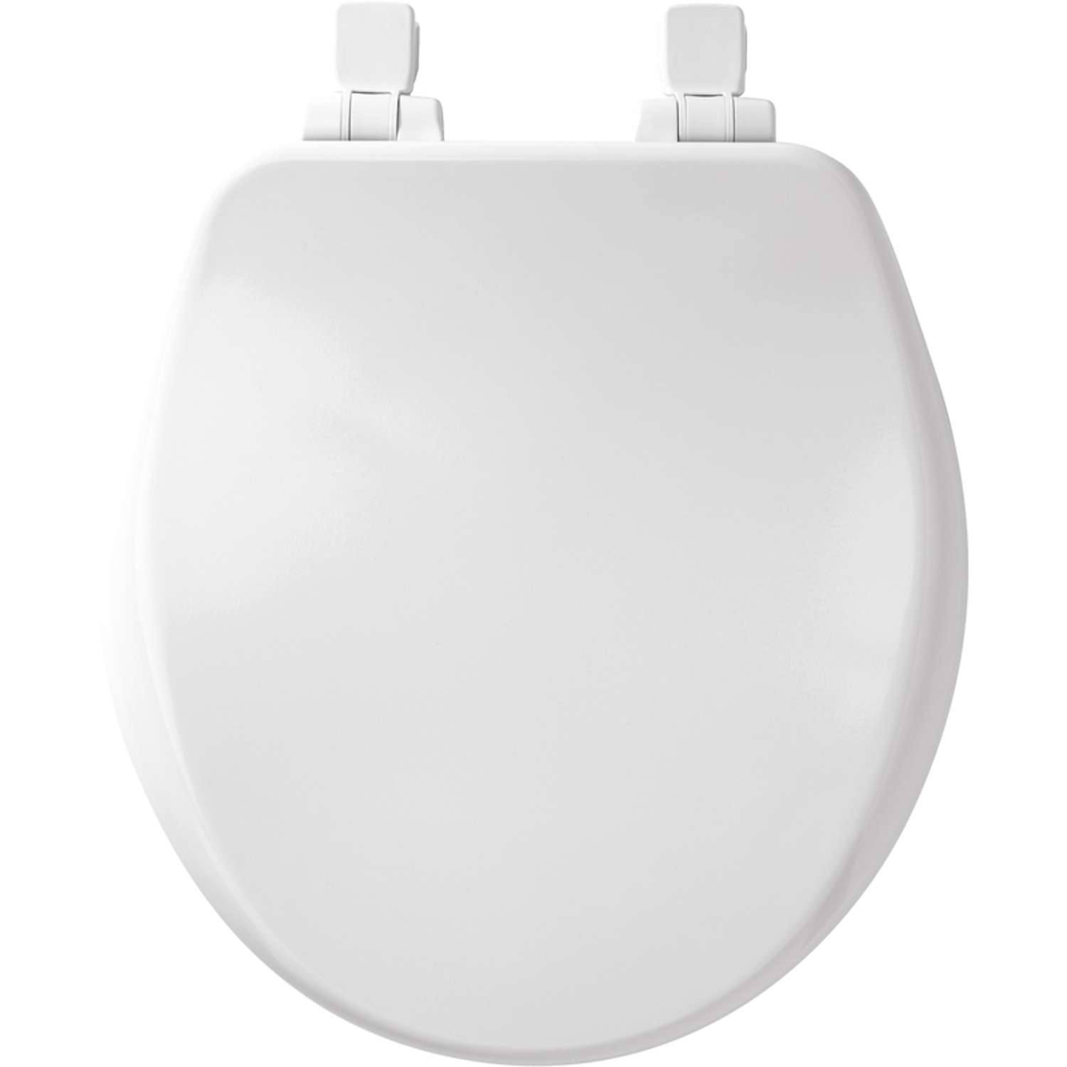 Bemis Slow Close Round White Enameled Wood Toilet Seat Ace Hardware