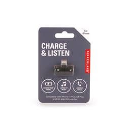 Kikkerland Black Charge and Listen Cell Phone Accessories For Apple