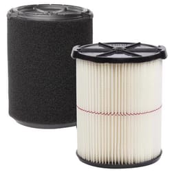 Craftsman 6.75 in. D General Purpose and Wet Application Wet/Dry Vac Cartridge Filter 5-20 gal 2 pc