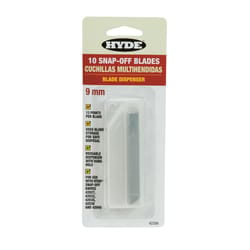 Hyde Steel Utility Snap Blade 3-1/2 in. L 10 pc
