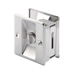 Ace 2.5 in. L Satin Nickel Silver Brass Patio Door Pull