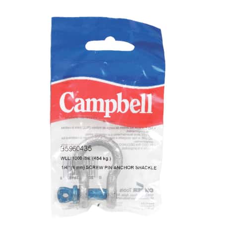Campbell Galvanized Forged Carbon Steel Anchor Shackle 1 Campbell Galvanized Forged Carbon Steel Anchor Shackle 1