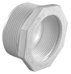 Charlotte Pipe Schedule 40 2 in. MPT X 1 in. D FPT PVC Reducing Bushing