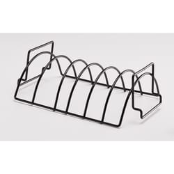 Gia's Kitchen Black Steel Rib Roasting Rack 6