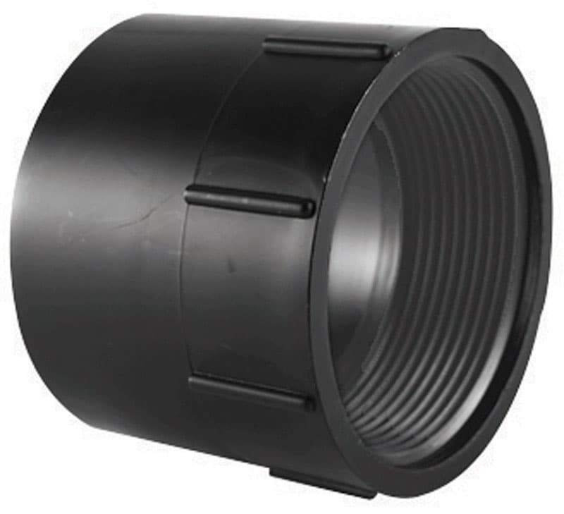 ABS001010800 Charlotte Pipe 2 in. Hub X 2 in. D FPT ABS Adapter sku ABS001010800