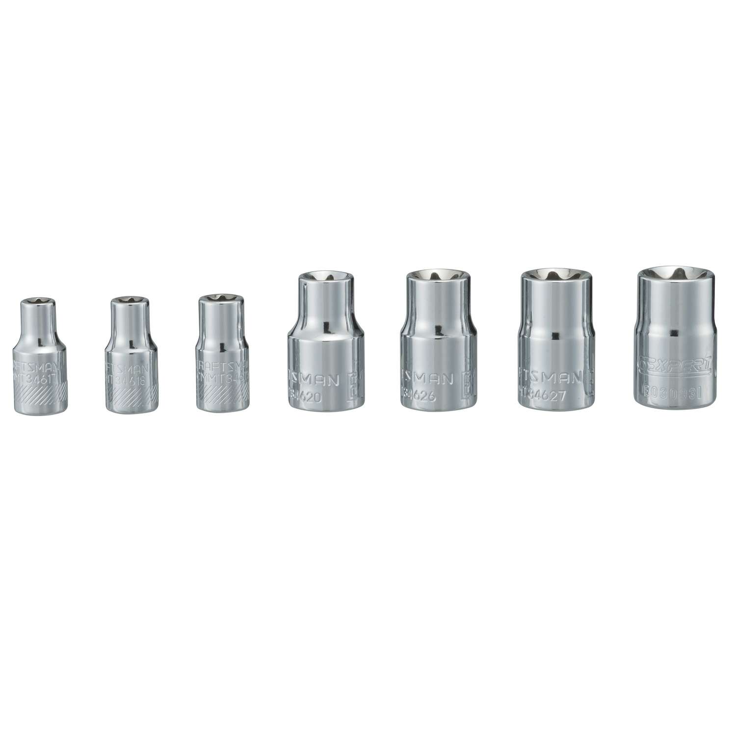 Craftsman 16 mm x 1/4 and 3/8 in. drive Metric 6 Point External Torx