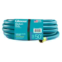 Gilmour 5/8 in. D X 50 ft. L Medium Duty Garden Hose Blue